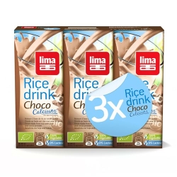 Lima Rice Drink Choco Calcium 3x 200ml