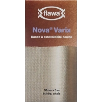 Flawa Nova Varix Kurzzugbinde 10cmx5m Hautfarben