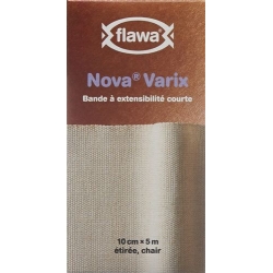 Flawa Nova Varix Kurzzugbinde 10cmx5m Hautfarben