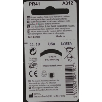 Sonetik Hörgerät Batterien A312 10 Blister à je 6 Stück