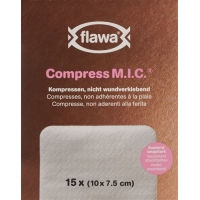 Flawa M.I.C. Kompressen Nicht Steril 7.5x10cm 10 Stück