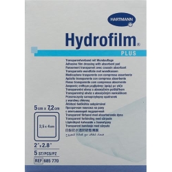 Hydrofilm Plus Wundverband Film 5x7.2cm Steril 50 Stück
