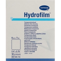 Hydrofilm Wundverband Film 6x7cm Transparent 100 Stück