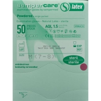 Sempercare Handschuhe M Latex Gepudert Steril 50 Stück
