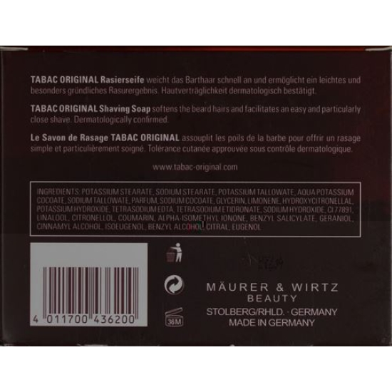 Tabac Original Rasierseife 100g buy online