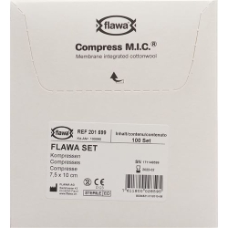 Flawa M.I.C. Kompressen Steril 7.5x10cm 100 Stück