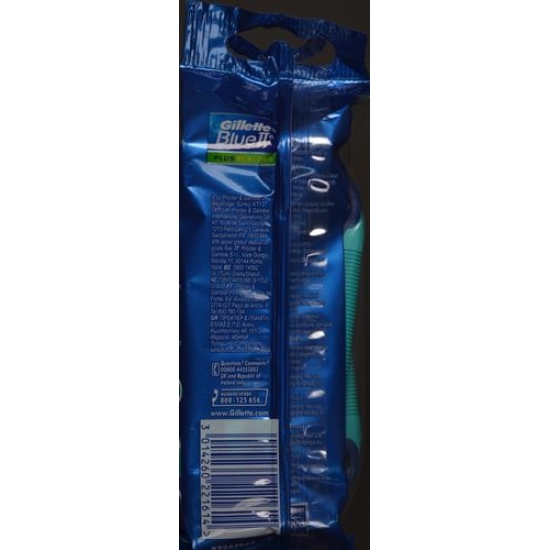 Gillette Blue II Plus Slalom disposable razor 10 pieces buy online