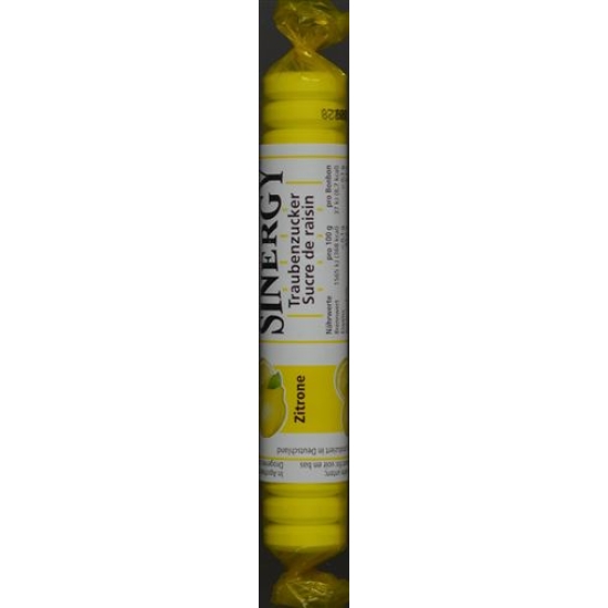 Sinergy Traubenzucker Zitrone Rolle 40g buy online