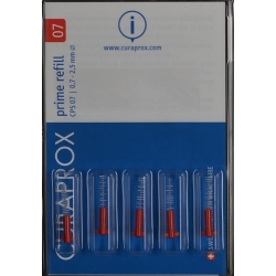 Curaprox CPS 07 Prime Refill Rot 8 Stück