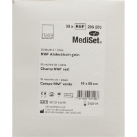 Mediset IVF Nwf Abdecktuch Grün 56x60cm 30 Stück