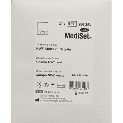 Mediset IVF Nwf Abdecktuch Grün 56x60cm 30 Stück