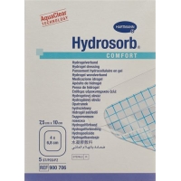 Hydrosorb Comfort Hydrogel 7.5x10cm Steril 5 Stück