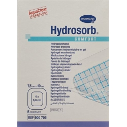 Hydrosorb Comfort Hydrogel 7.5x10cm Steril 5 Stück