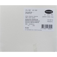 DermaPlast STRETCH elatische gauze bandage 8cmx4m white 20 pcs