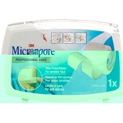 3M Micropore Vlies Heftpfl M Disp 25mmx5m We (n)
