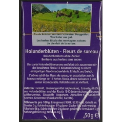 Ricola Holunderblüten Bonbons Oz M Stevia Box 50