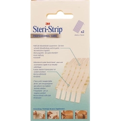 3M Steri Strip 3x75mm Weiss Verstärkt 5x 50 Stück
