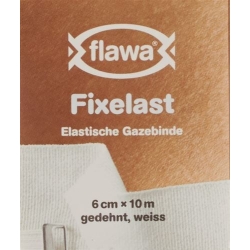 Flawa Fixelast Gazebinde 10mx6cm Weiss