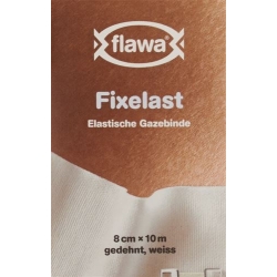 Flawa Fixelast Gazebinde 10mx8cm Weiss
