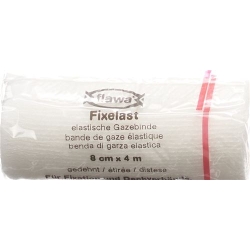 Flawa Fixelast gauze bandage 4mx8cm white Cellux