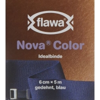 Flawa Nova Color ideal bandage 6cmx5m blue