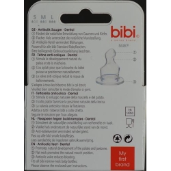 Bibi Sauger Dental Silikon für Brei Duo 2 Stück