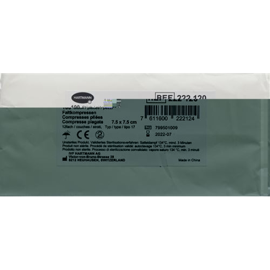 IVF Faltkompressen Typ 17 12-fach 7.5x7.5cm 100 Stück buy online
