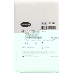 IVF Faltkompressen Typ 17 12-fach 10x10cm 100 Stück