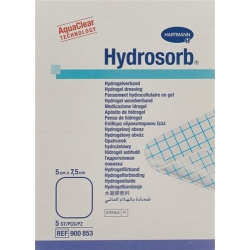 Hydrosorb Hydrogel Verband 5x7.5cm Steril 5 Stück