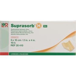 Suprasorb H Dünn Hydrokolloid Verband 5x10cm 10 Stück