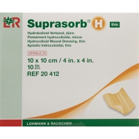 Suprasorb H Dünn Hydrokolloid Verband 10x10cm 10 Stück