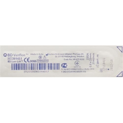BD Venflon 0.8x25mm 22g Luer-Lok Blau 50 Stück