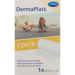 Dermaplast Cofix Gauze Bandage 8cmx4m White