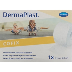 Dermaplast Cofix Gauze Bandage 6cmx20m White