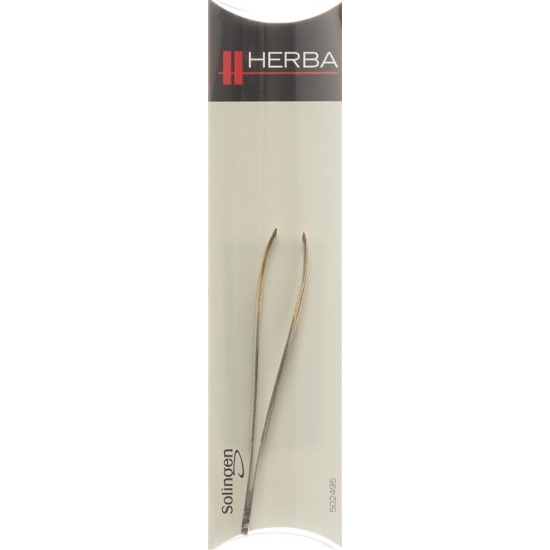 HERBA tweezers 9cm obliquely 5353