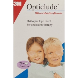 3M Opticlude Maxi Augenpflaster 5.7x8cm 20 Stück