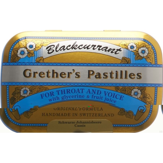 Grether’s Pastilles Blackcurrant Dose 110g buy online