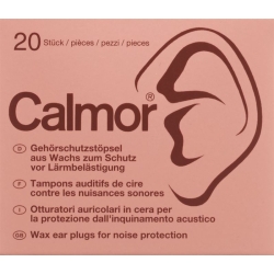 Calmor Ohrenschutzkugeln Wachs 20 Stück