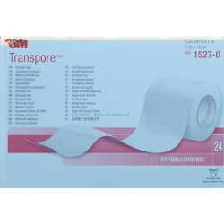 3M Transpore Fixierpflaster 12mm x 9.14m transparent 24 Stück