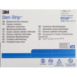 3M Steri Strip 12x100mm Weiss Verstärkt 6x 50 Stück