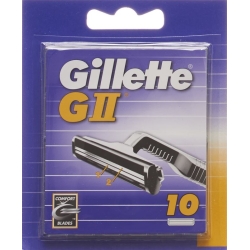 Gillette GII Ersatzklingen 10 Stück