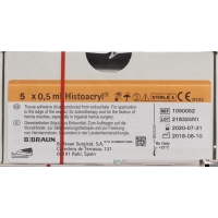 Histoacryl Blau Lösung 5 Ampullen 0.5g