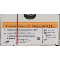 Histoacryl Blau Lösung 5 Ampullen 0.5g