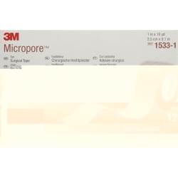 3M Micropore Heftpfl O Disp Hf 25mmx9.14m 12 Stück