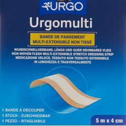 Urgomulti quick bandage 5mx4cm skin color