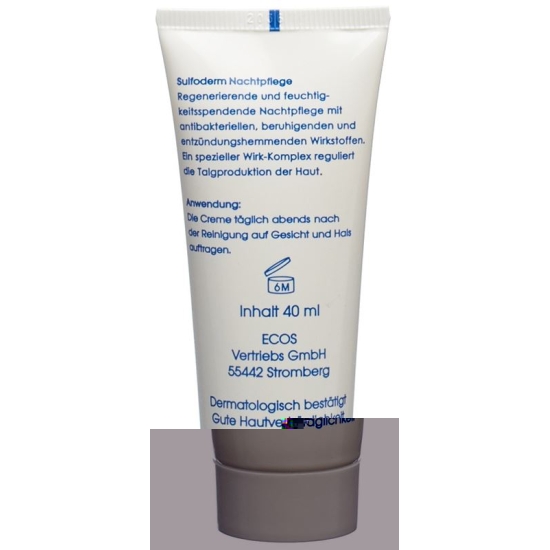 Sulfoderm S Teint Nachtpflege 40ml buy online