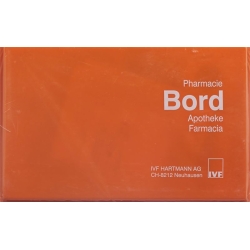 IVF Bord Apotheke Kunststoffkoffer 26x17.5x8cm Orange