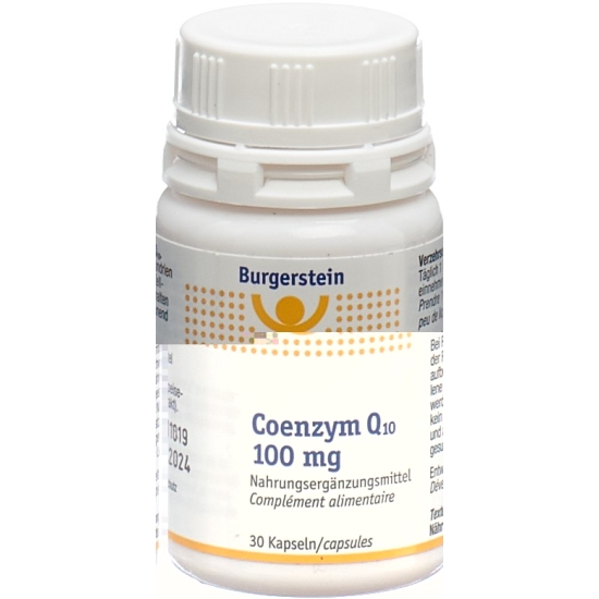 Burgerstein Coenzym Q10 capsules 100 mg Ds 30 pieces buy online
