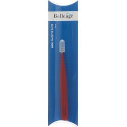 Belleage Rubis tweezers pointed inox