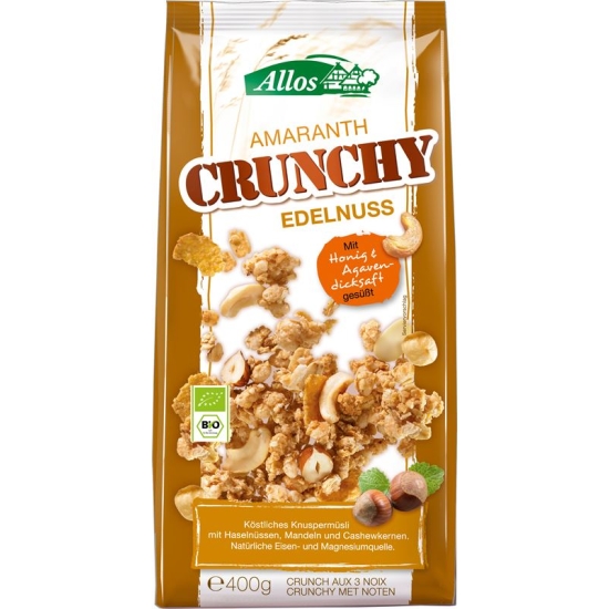 Allos Amaranth Crunchy Edelnuss Beutel 400g buy online